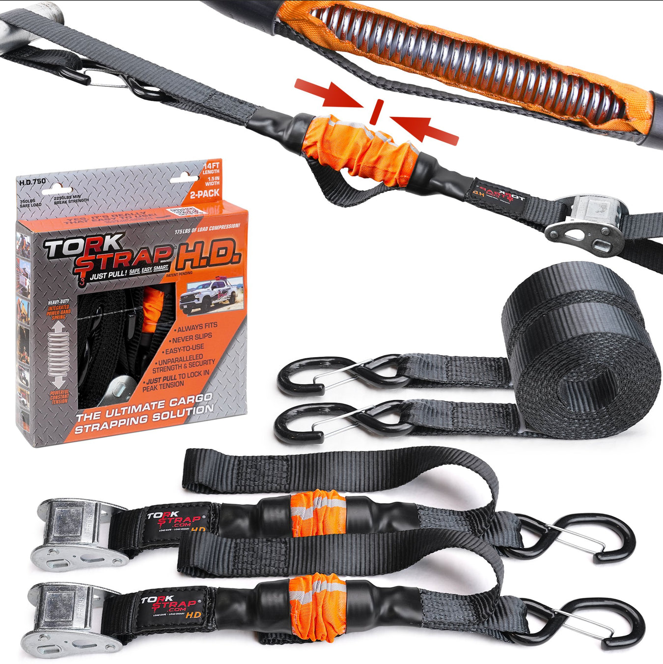 TorkStrap HD Collection, evolutionary cargo straps