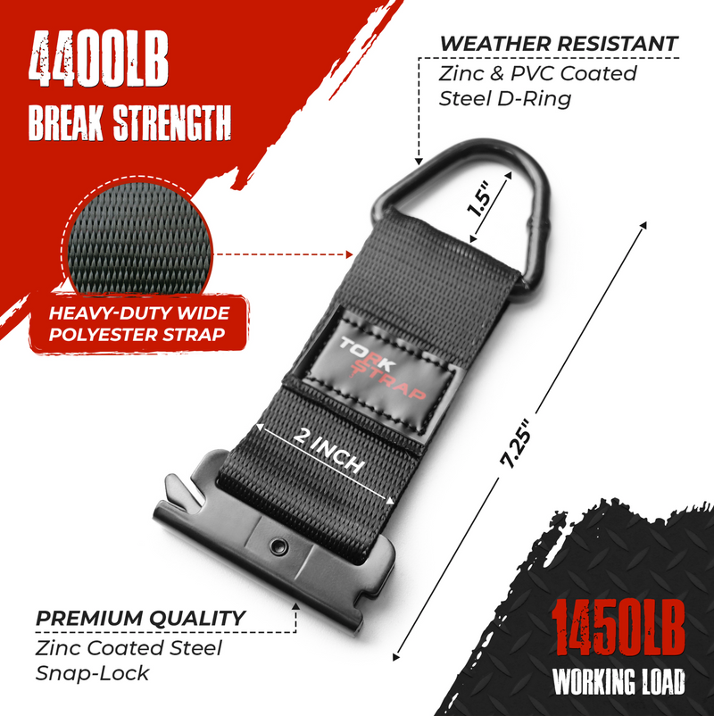 4400LB E-Track Clip — TorkStrap