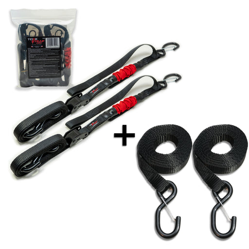 Tie Down Straps with 500 lb. Safe Work Load • Price »