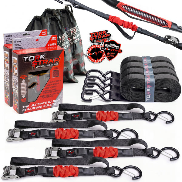 TorkStrap M500 red spring-loaded strap set