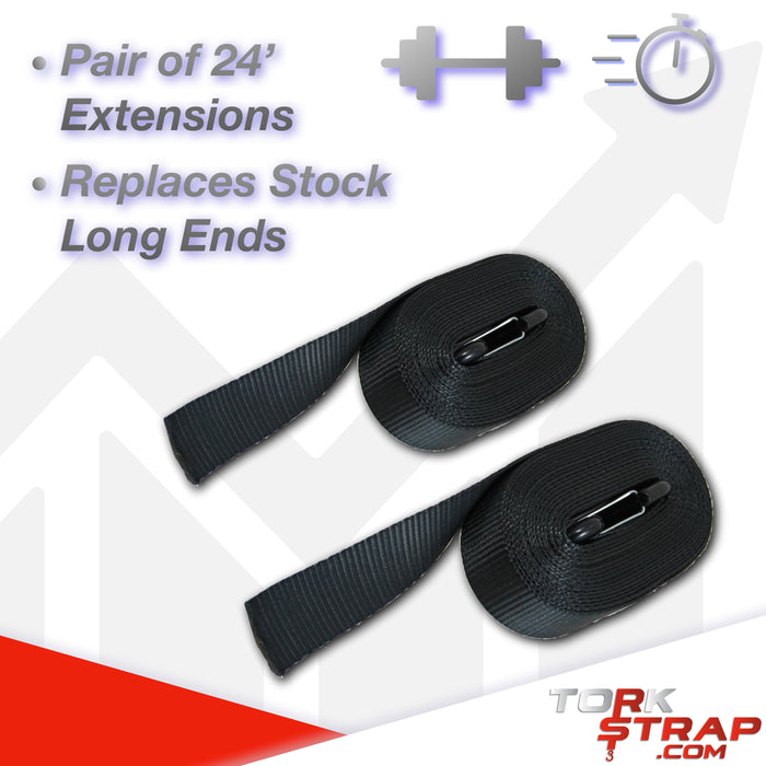 24 Foot H.D. Extension Ends (2-Pack)